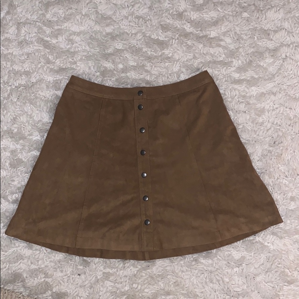 Abercrombie suede skirt
